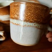 Coffee service and dessert in stoneware west Germany