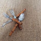 Bamboo cutlery set