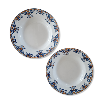 2 hollow plates Moulins des loups & Hamage