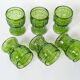 Set of 6 Bormioli tempered glass tumblers, Italy, 1970s