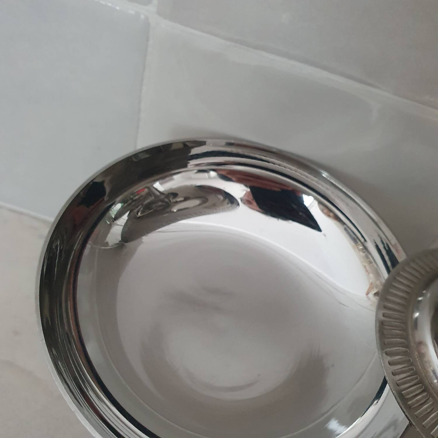 Chrome-plated stainless steel dessert bowls Jean Couzon