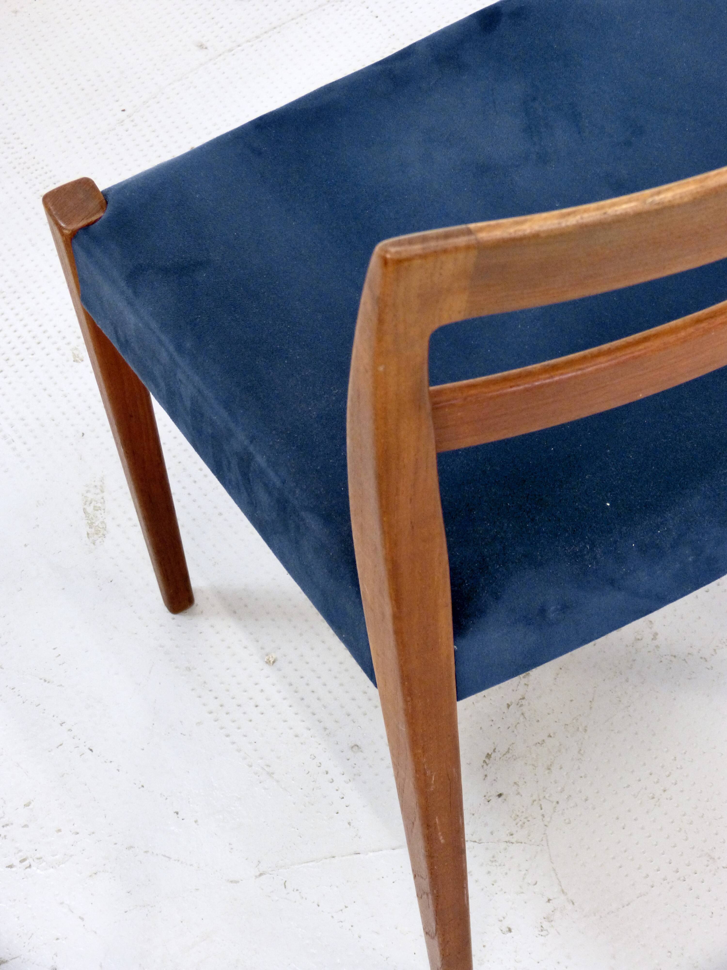 Mid-Century Modern Swedish Teak Dining Chairs by Nils Jonsson for Troeds