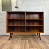 Vintage Scandinavian rosewood bookcase by Poul Hundevad, 60s