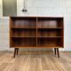 Vintage Scandinavian rosewood bookcase by Poul Hundevad, 60s