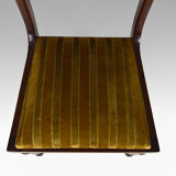 Set of 6 regency style chairs in mahogany, 19th