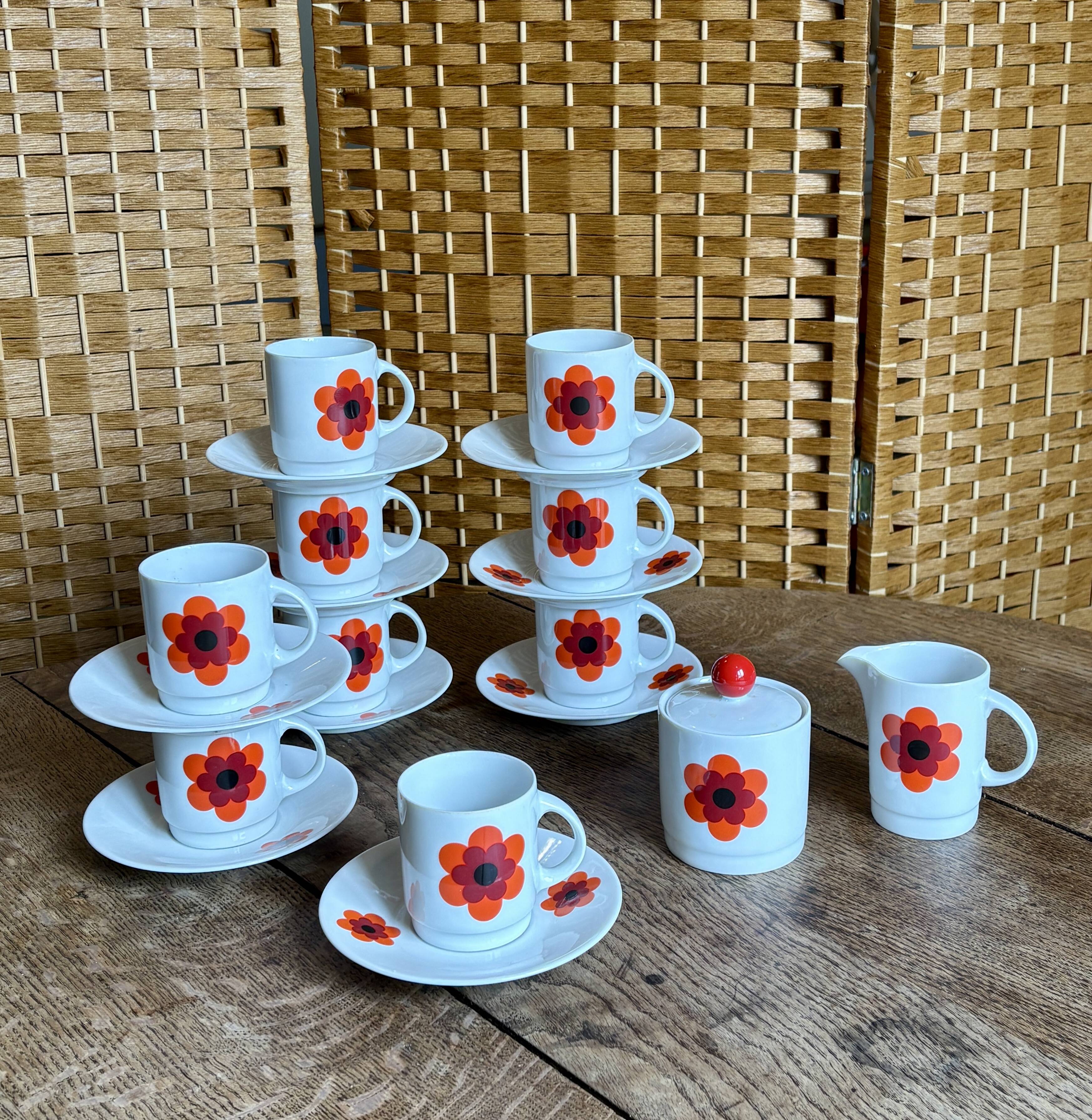 Vintage coffee service, Scherzer Bavaria