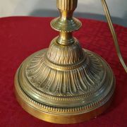 Bronze and blue opaline lamp 42x24