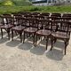 Set of 17 bistro chairs with bars