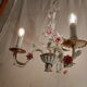 Metal chandelier "flowers"