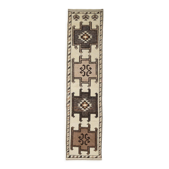 Oushak runner rug 88x372cm