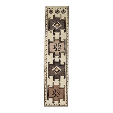 Oushak runner rug 88x372cm