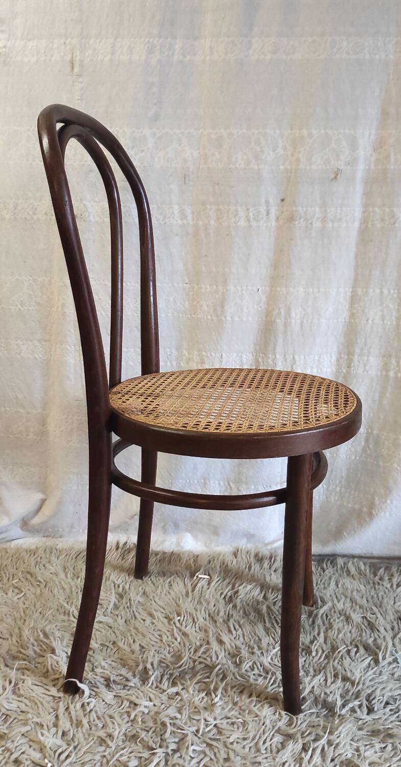 Bentwood and cane chair - mid 20th century
