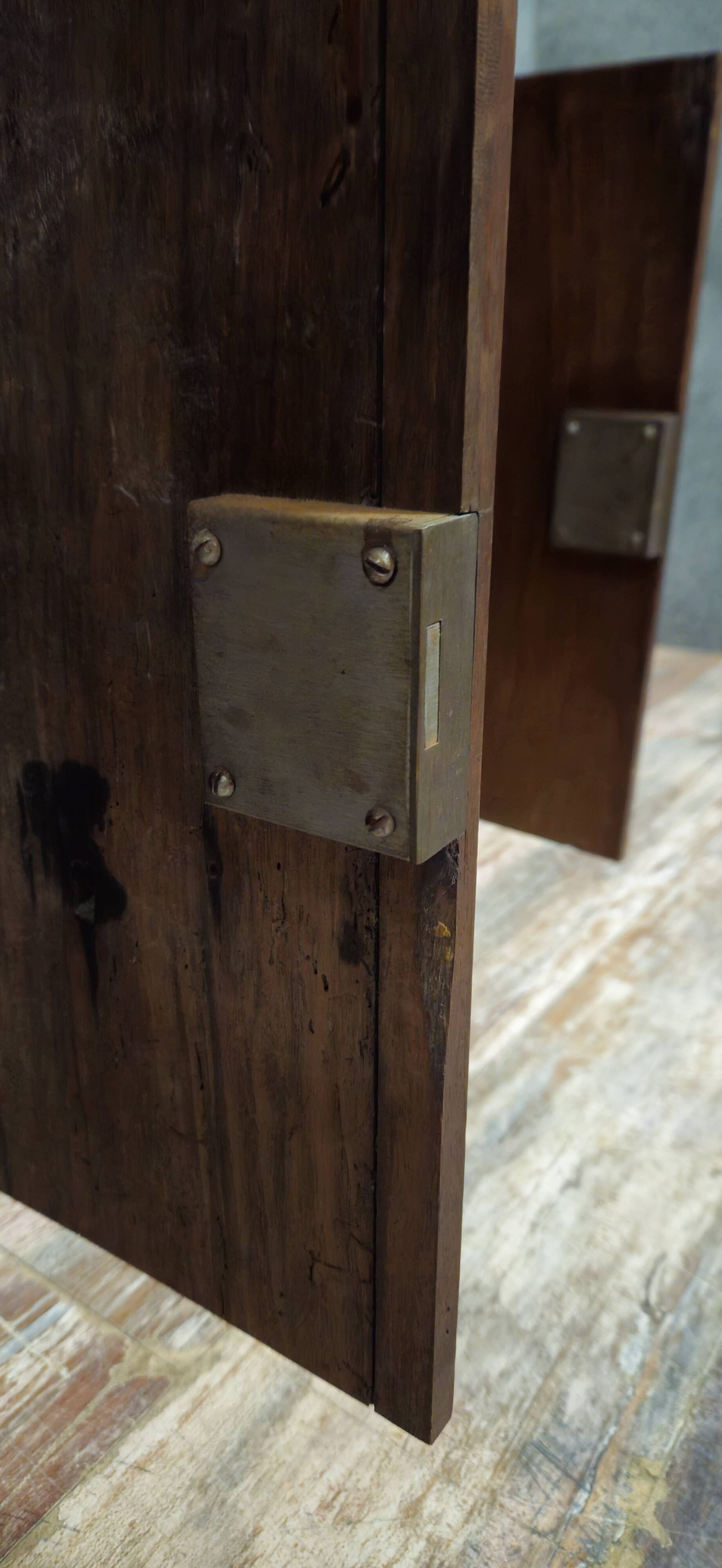 Antique carved solid wood buffet – Cherub decoration – 19th century