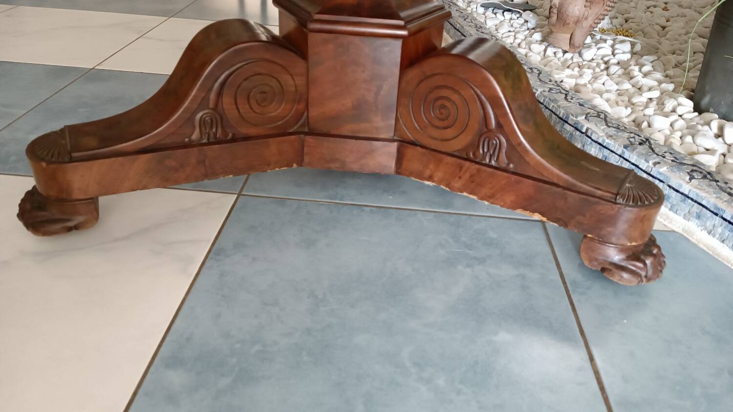 Empire period pedestal table