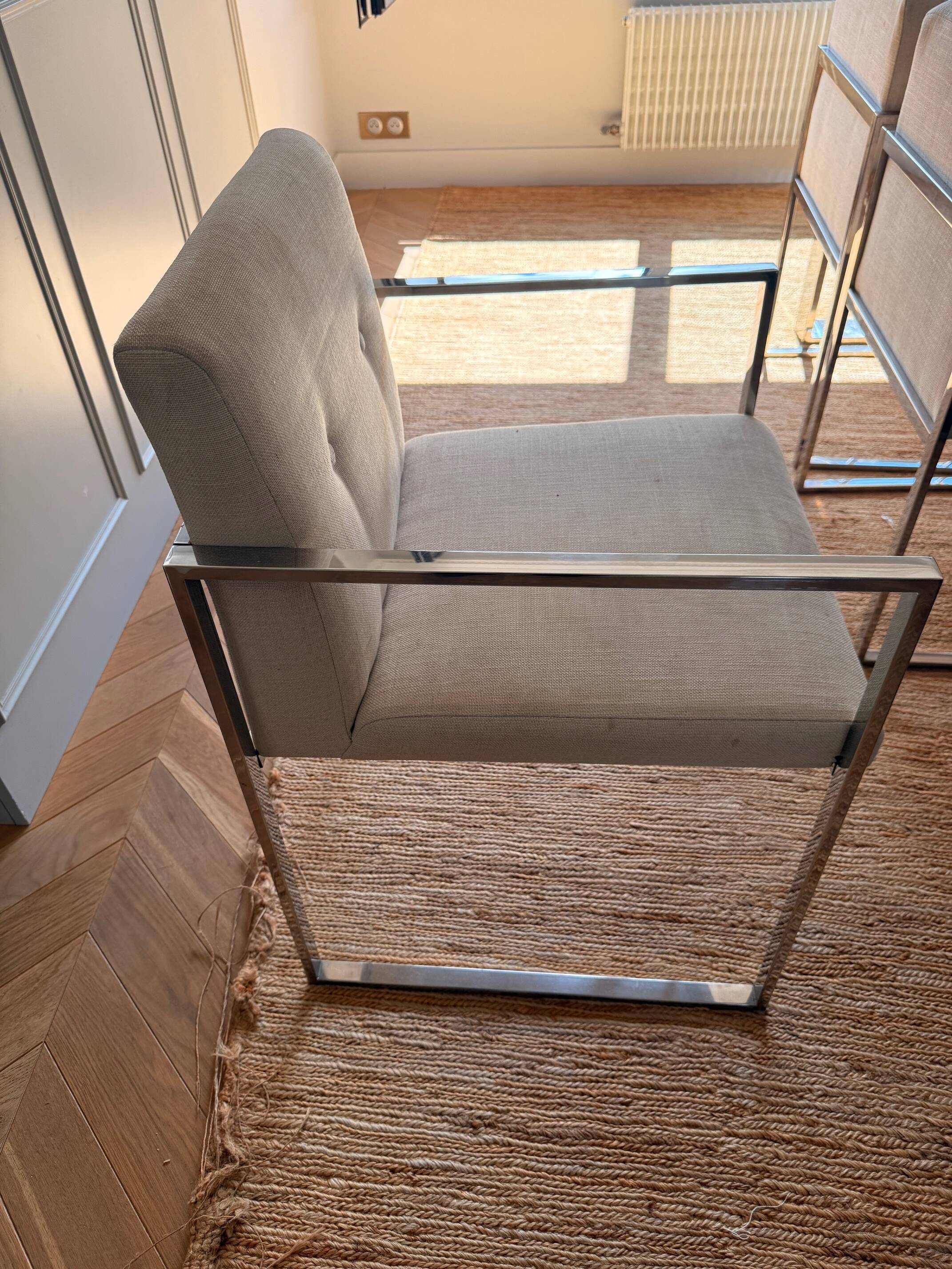 Lot 8 chaises créateur Italien