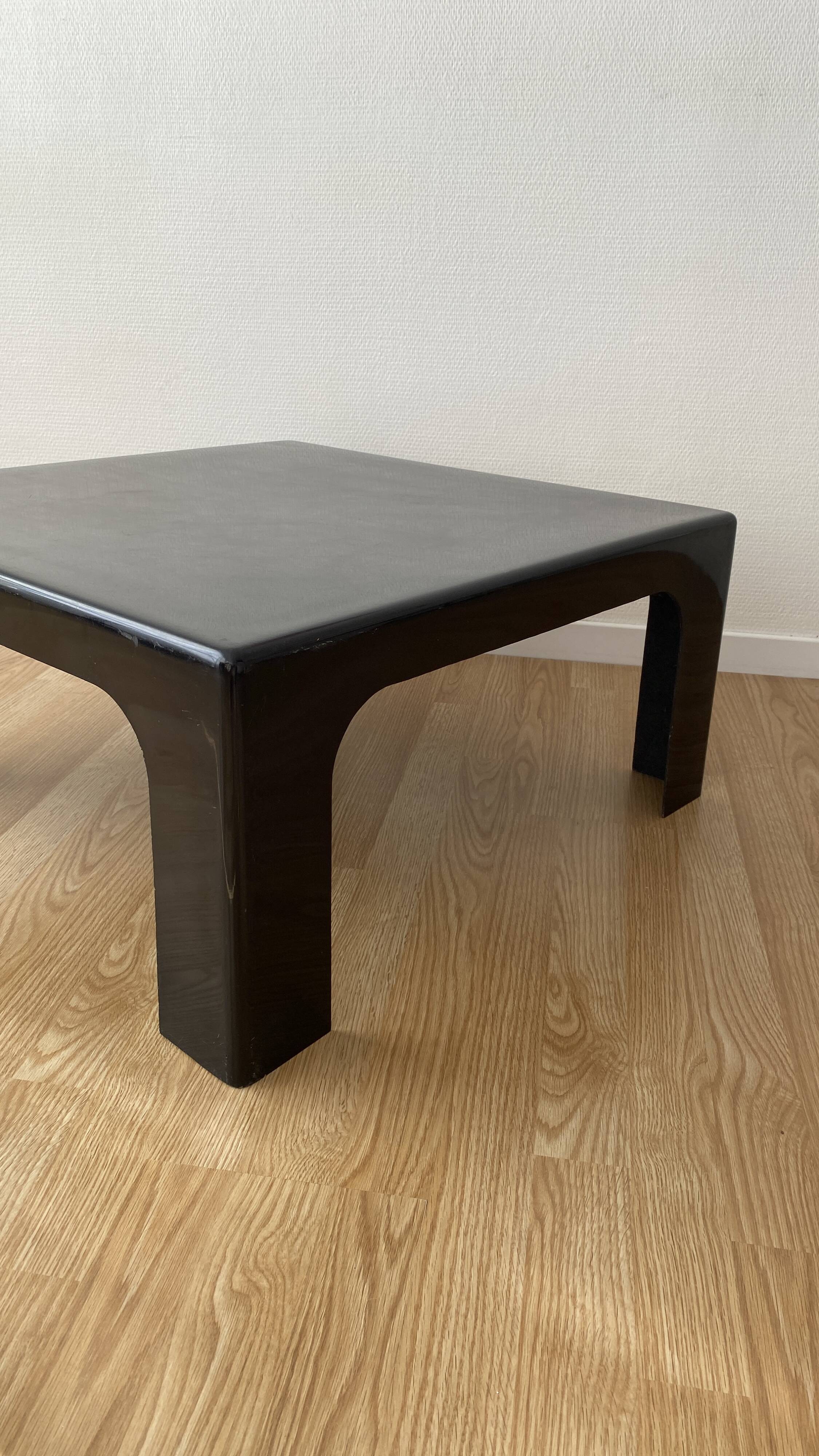 70s fiberglass coffee table