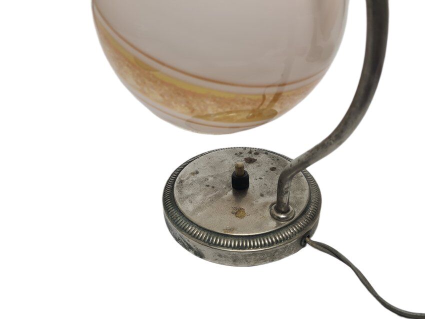 Art Deco bedside lamp, Belgium, 1950s