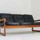 Vintage mid-century sofa solid teak Holstebro MöbelFabrik 1960s