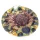 Naturalistic plate Spider earthenware of Caldas