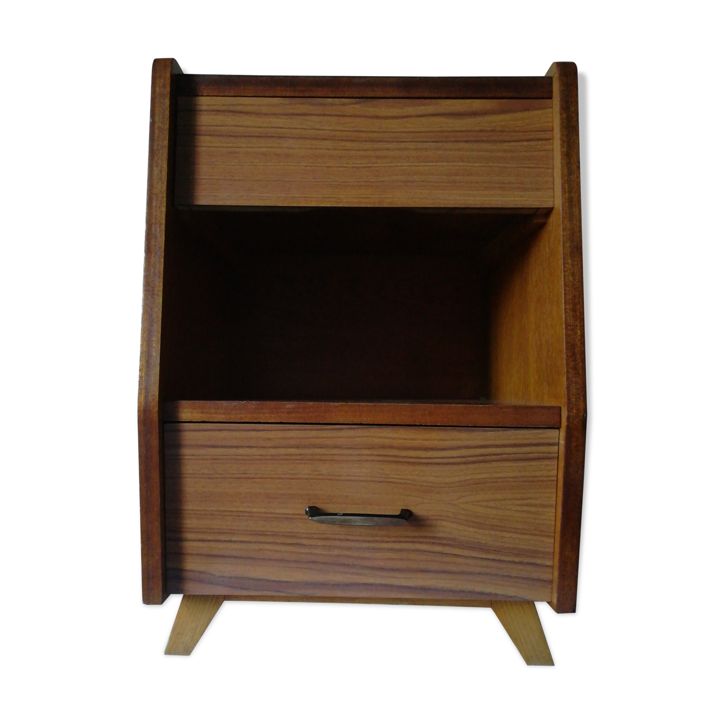 Nightstand with compass feet