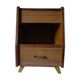 Nightstand with compass feet