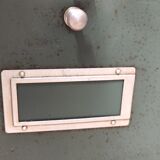 Industrial furniture in a row Ronéo 16 metal valves