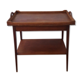 Art Deco dessert with mahogany veneer