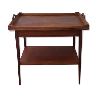 Art Deco dessert with mahogany veneer