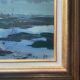 HST Russian school painting "Winter landscape" 1993 signed located + frame
