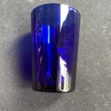 Blue liqueur glass set