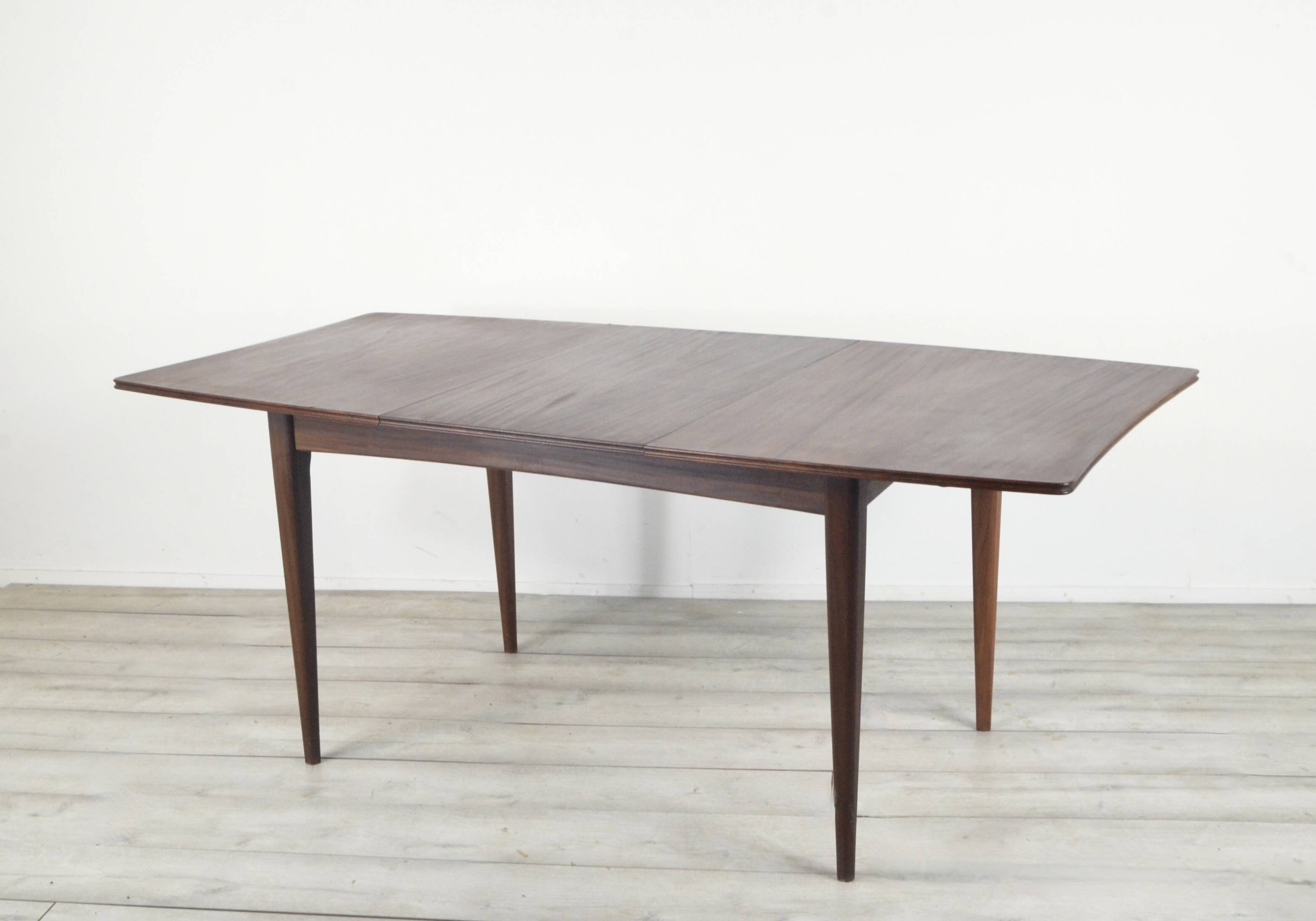 Stunning vintage midcentury richard hornby extending afromosia dining table