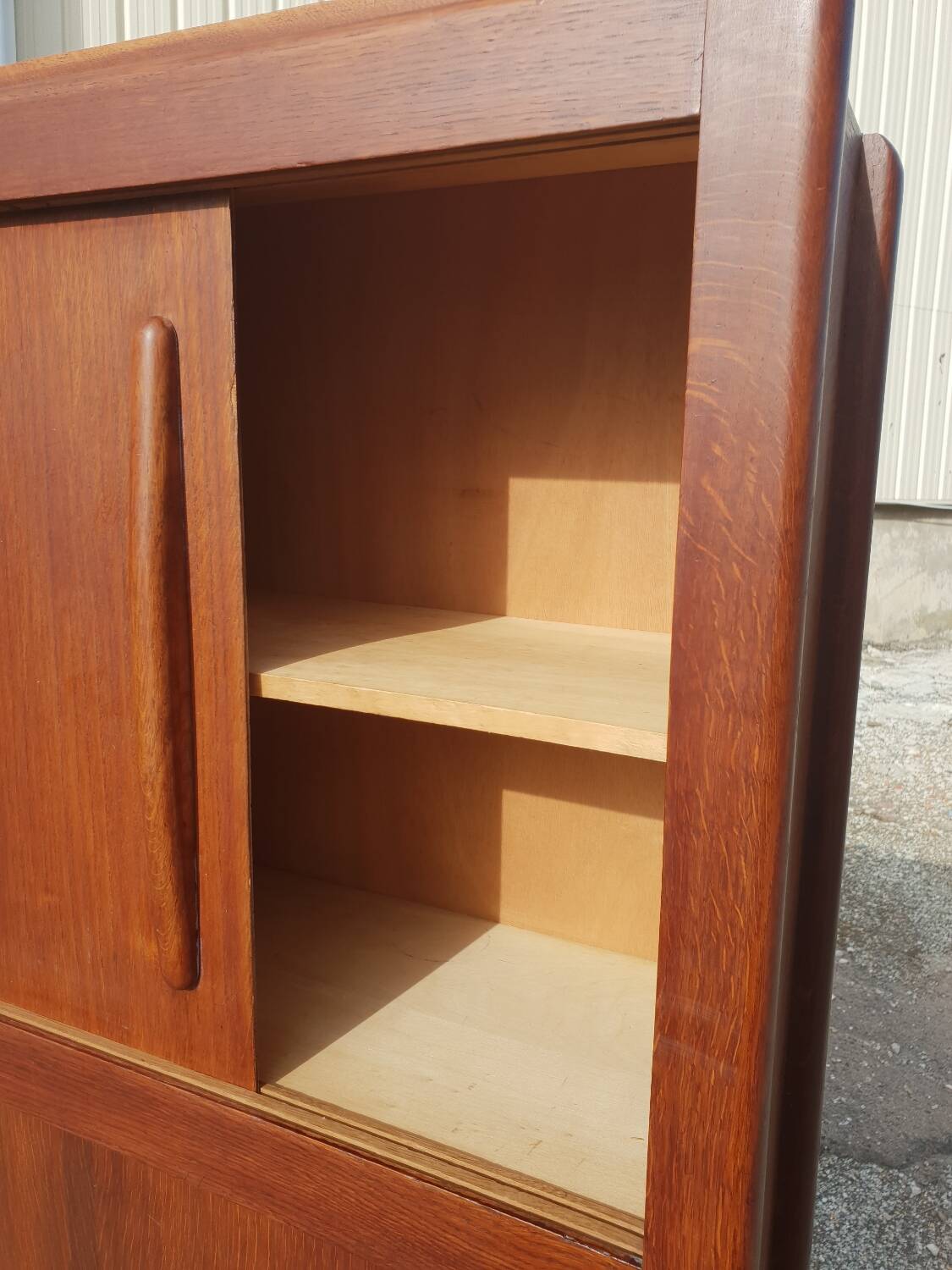 Oak bookcase 1950