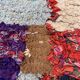 Tapis Marocain Boucherouite coloré - 64 x 137 cm