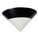 Memphis Milano style - 'Cone' - ceiling light - glass - metal - 80s