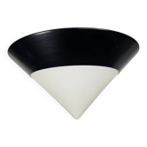 Memphis Milano style - 'Cone' - ceiling light - glass - metal - 80s