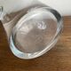 Modernist crystal vase ringing 1970