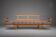 Vintage cherrywood and wool daybed from Knoll Antimott, 1950s-1960s
