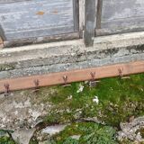 Antique wall coat rack