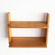 Vintage Wall Shelf in Beech, Czechoslovakia, 1960s