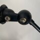 Vintage lamp 1960 Jielde 2 arm black matte original - 100 cm