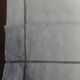 Old linen sheet, fine, embroidered with monogram BB, button closure, 72 x 7.