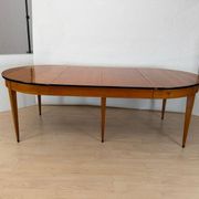 Table Biedermeier extensible en bois de cerisier, sud de l'Allemagne, 1880