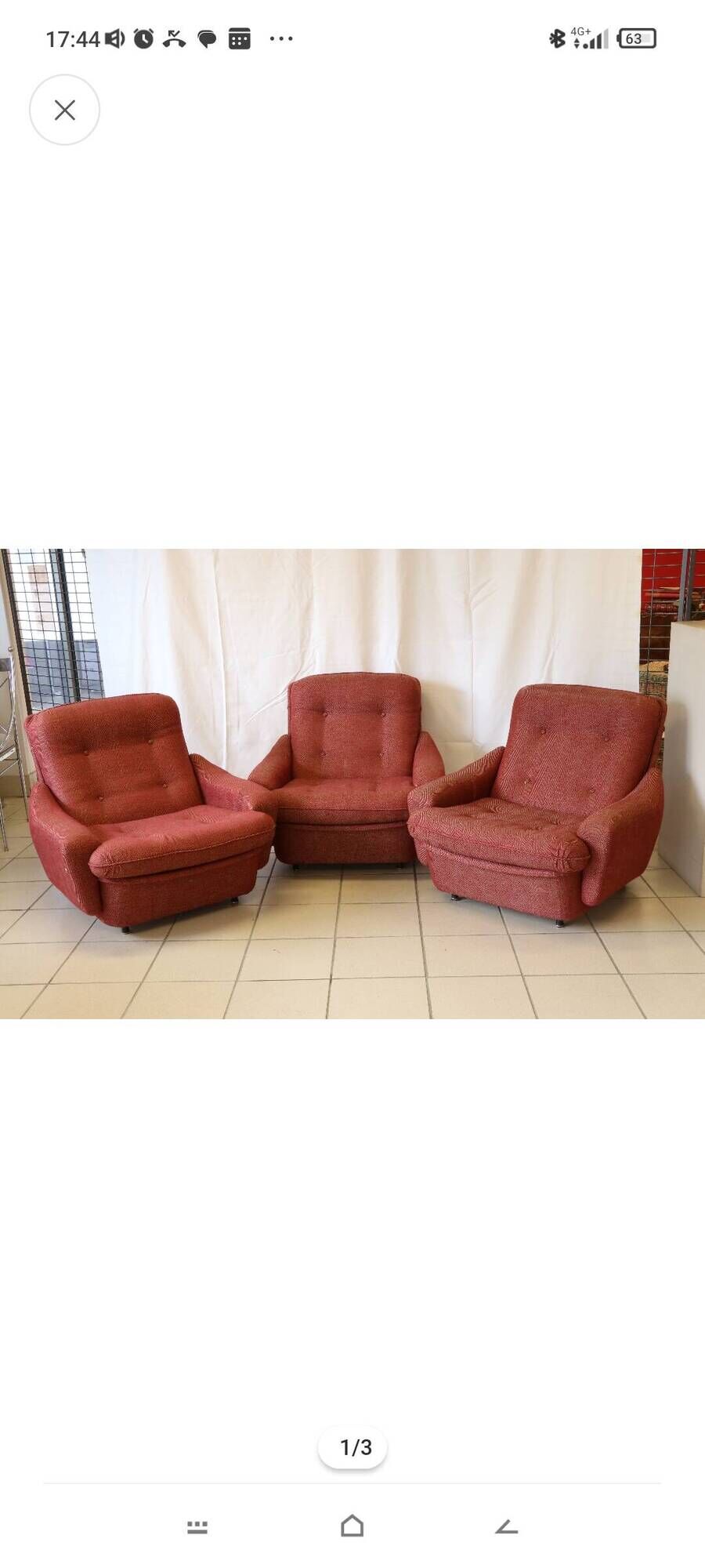 Orchidée Armchairs M. Cladestin