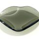 Thick Dark Green Glass Centerpiece / Trinket Bowl attr. to Fontana Arte, It
