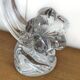Impressive XXL crystal table lamp signed Daum France - Height 42 cm