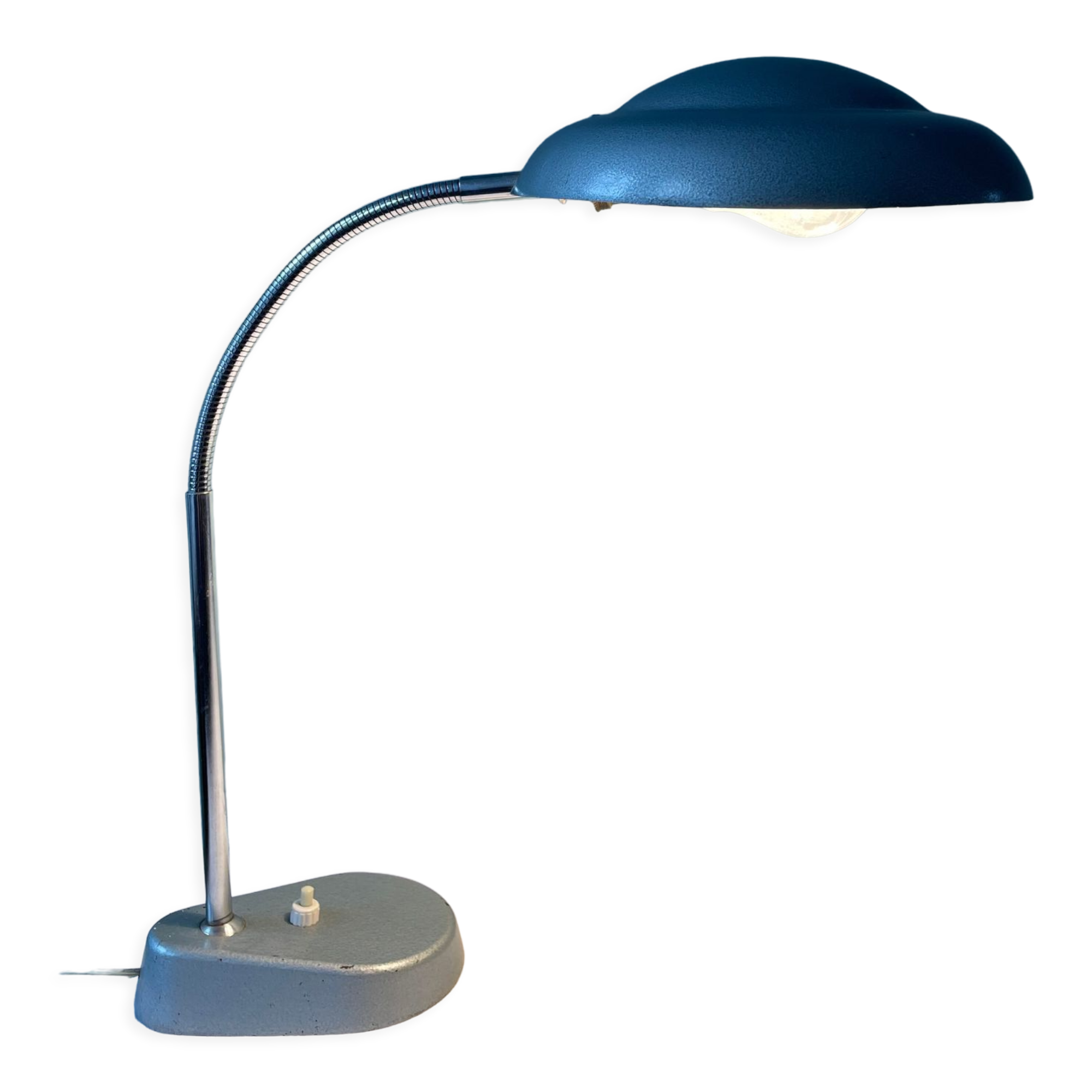 Vintage flexible desk lamp Aluminor 1960