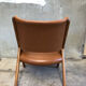 Fauteuil dal vera vintage circa 1950