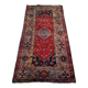 Persian Carpet 235 x 130 cm Hamadan Hand-Knotted Wool c1960