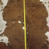 Vintage cowhide carpet