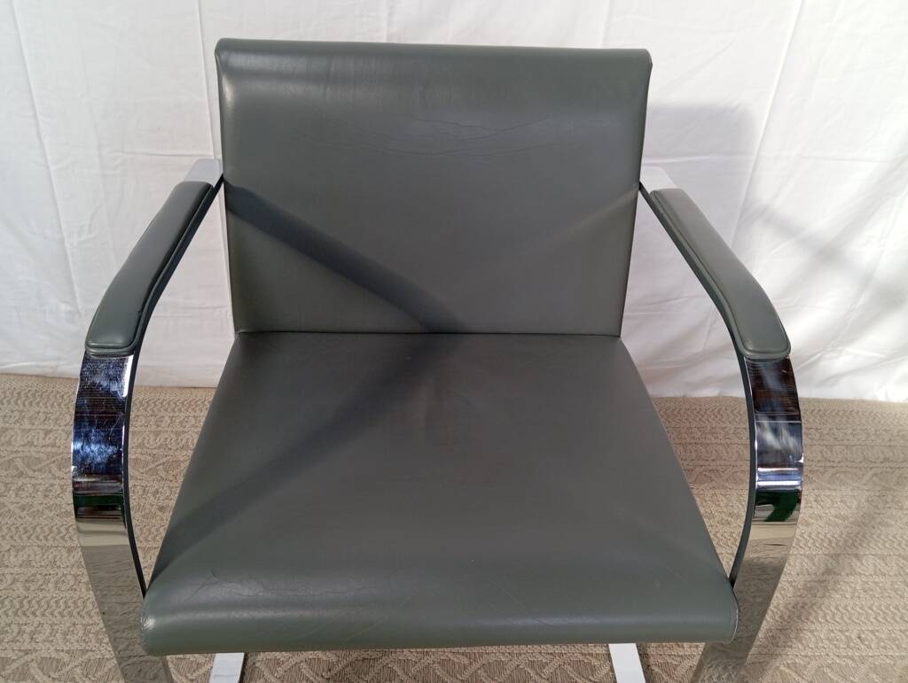 BRNO leather armchair, design Mies Van Der Rohe